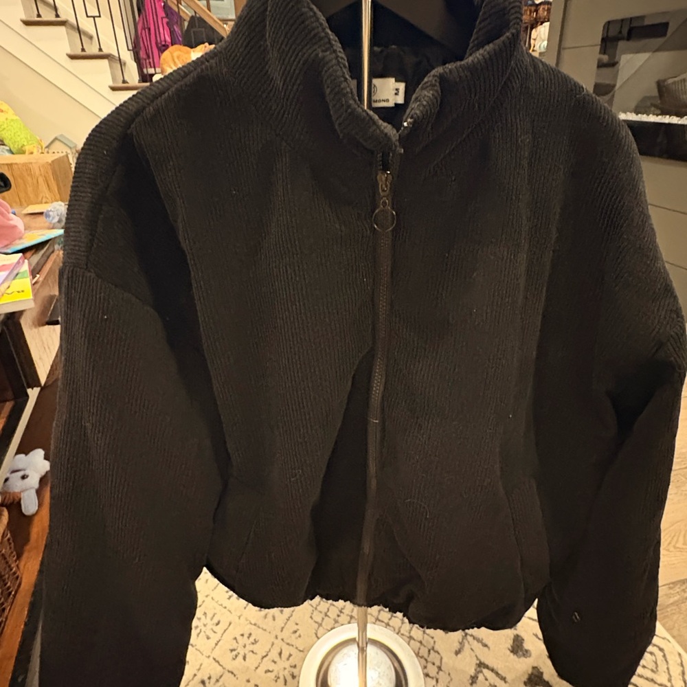 Cozy Black Teddy Jacket